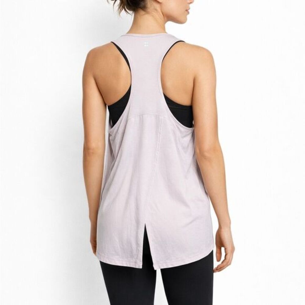 Sweaty Betty Move Split Back Tank Small Pink Yoga